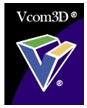 Vcom 3D logo