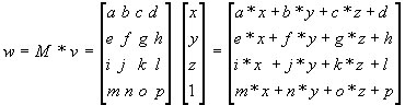 Local 4x4 FAQ, post-multiply